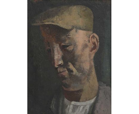 ▲ Reginald Brill (1902-1974) Head of a mineroil on board, squared for transfer31 x 24cmCondition ReportFramed: 43.5 x 36cmApp