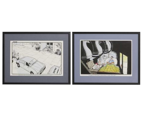 ▲ Stanley McMurtry aka 'Mac' (b.1936) 'Wave, Lord Lucan, wave! It's that bloke wot's been on the run for years being escorted