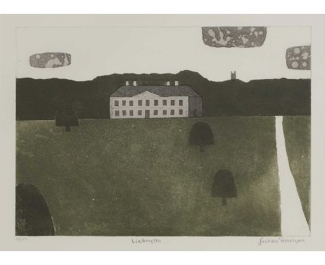 ▲ Julian Trevelyan RA (1910-1988) 'Wallington'etching and aquatint in colours, 1975, signed 'Julian Trevelyan' in pencil l.r.