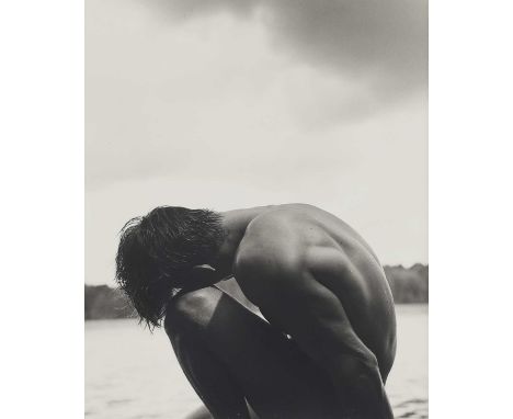 Bruce Weber (American, b.1946) 'Paul Wadina, Lower St. Regis Lake, NY', 1988gelatin silver print, signed 'Bruce Weber', inscr