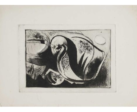 ▲ Graham Sutherland OM (1903-1980) Untitledetching and aquatintplate 15 x 20cm, unframedProvenance: The Estate of Stanley Jon