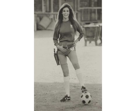 ▲ Terry O'Neill (1938-2019) Raquel Welch on the set of 'Hannie Caulder', 1971gelatin silver print, printed later, signed 'Ter