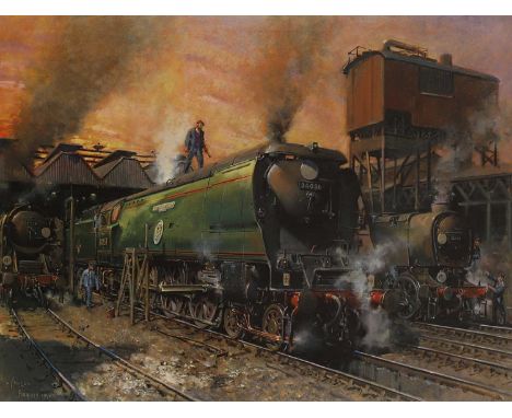 ▲ Terence Cuneo (1907-1996) A group of lithographs in colour, the majority signed 'Terence Cuneo' in pencil, and some from a 