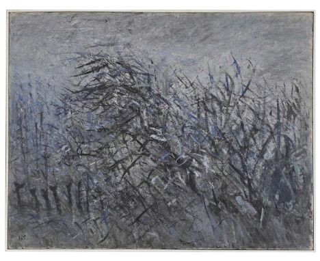 ▲ Elinor Bellingham-Smith (1906-1988) Hedgerowsigned with initials l.l., oil on canvas71.5 x 91.5cmProvenance: From the estat