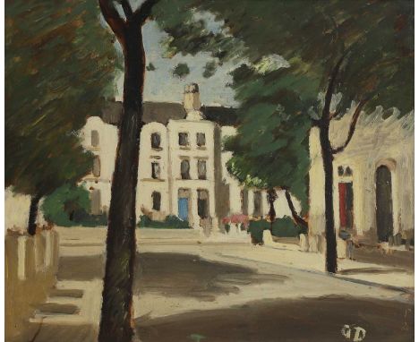 ▲ Adrian Maurice Daintrey (1902-1988) 'Little Venice I', c.1967signed with initials l.r., oil on board51 x 61cmProvenance: Wi