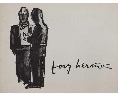Josef Herman RA (Polish-British, 1911-2000) 'Josef Herman Drawings'a catalogue for the Peter Stuyvesant Foundation collection
