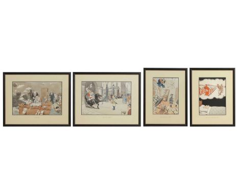 ▲ Henry Mayo Bateman (1887-1970) 'The Deed';'Very Well Meant';'Colonel gets a Visit';'The Colonel's Christmas Dream'each sign