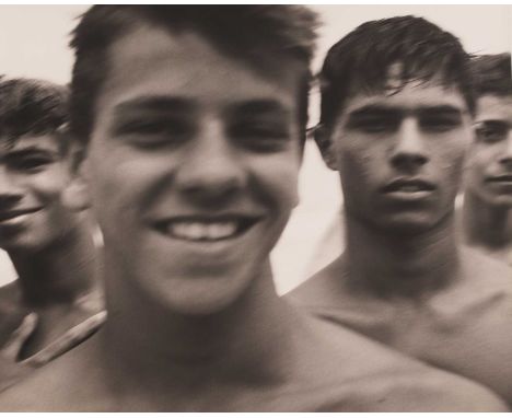 Bruce Weber (American, b.1946) 'Surf Gang II, Rio'gelatin silver print, apparently signed, inscribed with title and numbered 
