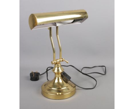 A vintage style desk lamp.  