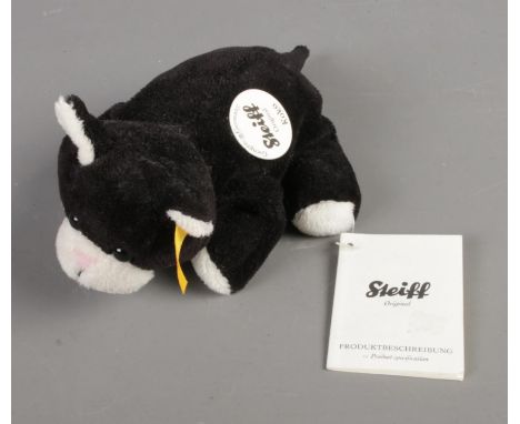 A Steiff Koko cat stuffed toy.  