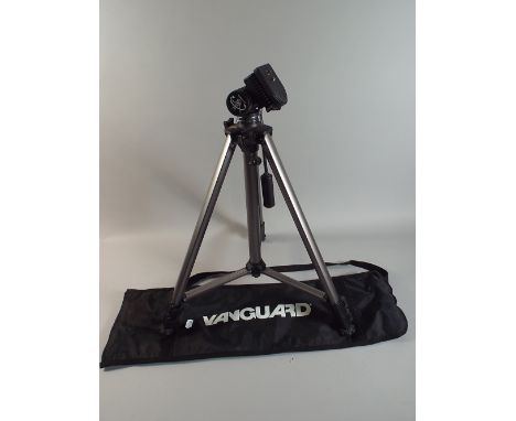 A Vanguard Camera Tripod with Carrying Bag 