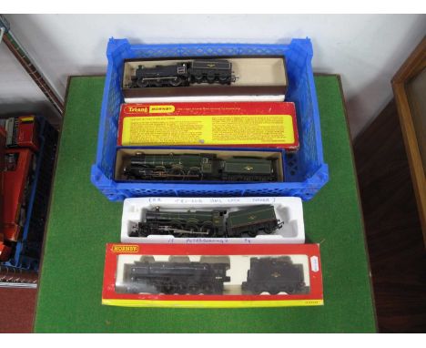 Six 'OO' Gauge/4mm Steam Tender Locomotives, comprising two Triang "Flying Scotsman" (one boxed), a Triang Class 3F 0-6-0 BR 