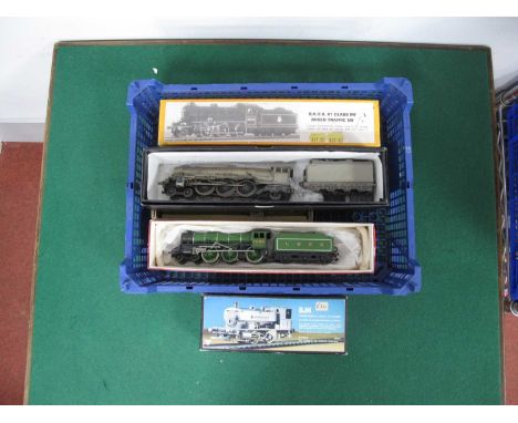 Four 4mm Kit Built Steam Teder Locomotives, all built to a fair standard but requiring T.L.C, consisting of a Nu-Cast 2-6-0 "