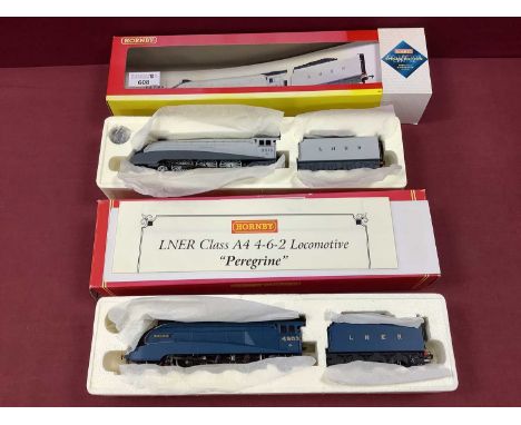 Two Hornby (GB) 'OO' Gauge/4mm Boxed Class A4 4-6-2 Steam Tender Locomotives, comprising Ref No R2246 "Quicksilver " L.N.E.R 