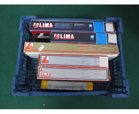 Six Lima OO Gauge / 4mm Boxed Diesel Locomotives comprising a Ref. No. 205187 Class 40 ICO-COI BR Blue, R/No. 40066 (weathere