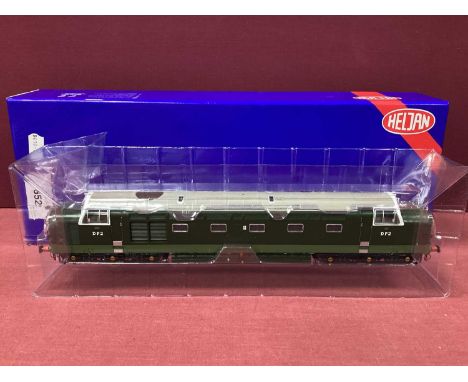 A Heljan "OO" Gauge/4mm Ref No. 40111 Co-Co English Electric DP2 Prototype Diesel Electric Locomotive, BR green R/No. DP2, a 