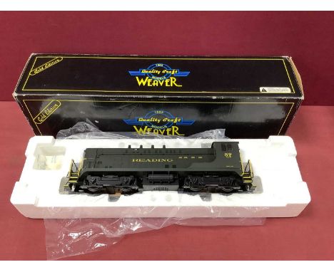 A Weaver 'O' Gauge/7mm Ref No 15525 Baldwin Class V0I000 U.S.A Outline Bo-Bo Diesel Locomotive, overall "Reading" green liver