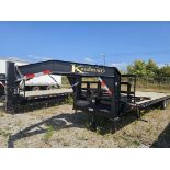 2021 Kaufman 17,000LBS Capacity Dual Axle Gooseneck Trailer With Pop Up Adjustable Dovetail Rear End