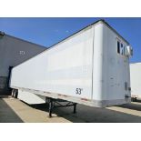 2000 Trailmobile 53 Foot Dry Van Trailer GVW 65,000LBS, Registered Through 07-31-24, Title # TBD, VI