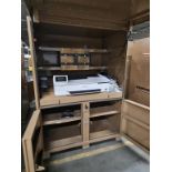 Knaak Storagemaster 119 Series Forman's Site Workstation With Workstation, Lower Cabinetry and Assoc