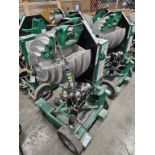 Greenlee 854DX Electric Conduit Bender, 0.5"-2" Conduit Size, Rigid/EMT/IMC Shoe, sn AMZ-00926 With