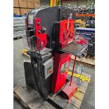 2017 Edwards Model 25-Ton C Angle Shear / Punch; Capacity 3" X 3" X 1/4" Punch Assembly