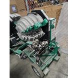 Greenlee 854DX Electric Conduit Bender, 0.5"-2" Conduit Size, Rigid/EMT/IMC Shoe, sn AMZ-00914 With