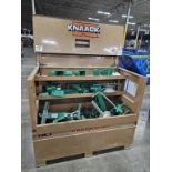 Knaack Model 89 Storagemaster Chest With Greenlee Accessories Including Greenlee Model 683 Screw-Typ