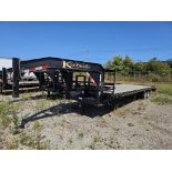 2021 Kaufman 17,000LBS Capacity Dual Axle Gooseneck Trailer With Pop Up Adjustable Dovetail Rear End
