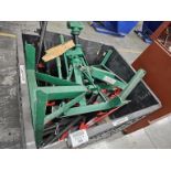 Box of Green Model 683 Screw Type Reel Stands, Ridgid Reel Stand, Ridgid Pipe Bending Stands