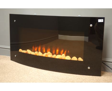 Carolina wall mounted fire, model no. LDBL2000A-DD5R, with remote, W101cm, H51cm, D19cm (This item is PAT tested - 5 day warr
