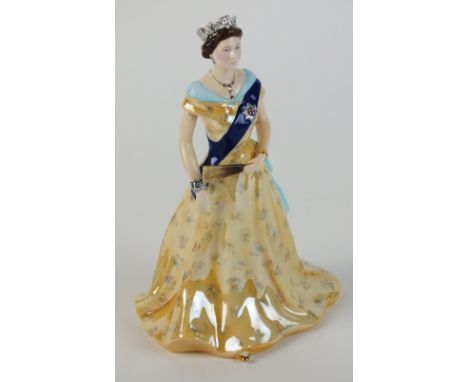 A Royal Worcester figure of HM Queen Elizabeth II, 'Diamond Jubilee 2012', a limited edition of 2500, contained within origin