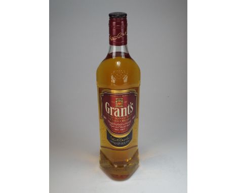 Two litre bottles of Famous Grouse Scotch Whisky, a bottle of Grant Blended Scotch Whisky, 70cl, a bottle of Teachers Blended