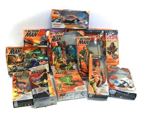 Action Man Figures And Accessories including 30th Anniversary Action Figure, Battle Force figure, Super Ninja, Kick Boxer, Sw