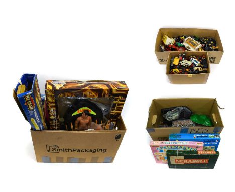 Mixed Lot including White Tigerzoid, Action Squad Scuba Diver, GI Joe Hall of Fame, Six Million Dollar Man and He-Man Power S