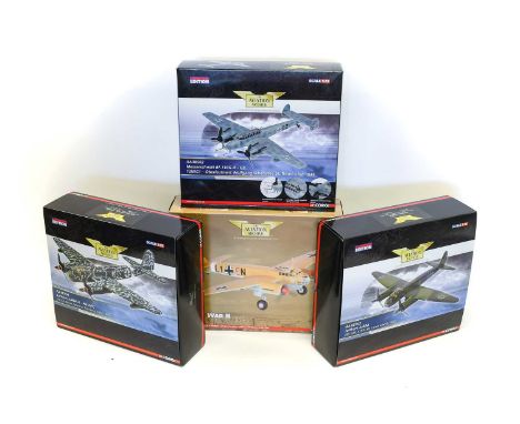 Corgi Aviation Archive 1:72 Scale Junkers Ju88A Group AA36704 , AA36703, AA36701 together with AA38502 Messerschmitt Bf110G (