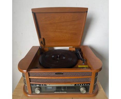 A Schuman retro music centre/ record player 