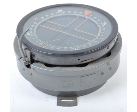An original WWII Second World War RAF Royal Air Force issue Lancaster Navigator's navigational P10 Compass. The compass mount