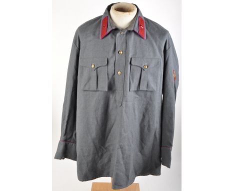 An original pre 1943 WWII Second World War interest USSR Russian Soviet Union Secret Police (OGPU) Officers uniform tunic. Li