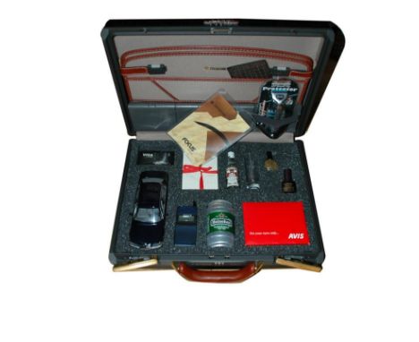  For the promotional tie in a limited number of briefcases were produced for the various product companies showing off the ma