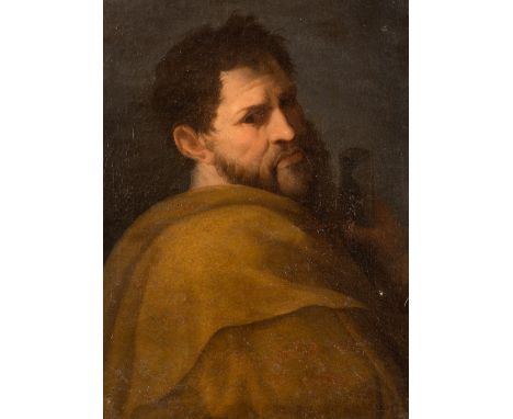 Classicist French Artist, portrait of a pilgrim , oil on canvas around 1810. 65x50cm