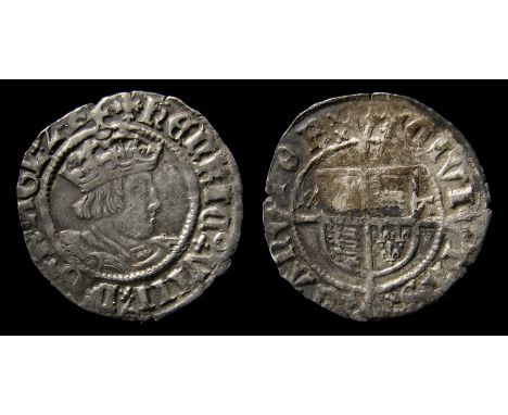 Post-Medieval, silver halfgroat of Henry VIII (1509-1547), dating c. 1526-1532. Second coinage, Archiepiscopal mint of Canter