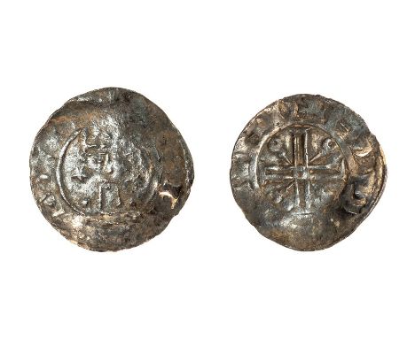 NorNorman, silver penny of William II (1087-1100) dating c. 1093-1096. Cross voided type. Moneyer Eadwine at the mint of Lond