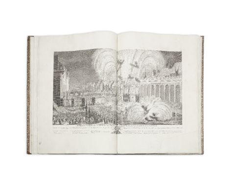 WEIS (JOHANN MARTIN)Représentation des fêtes données par la ville de Strasbourg pour la Convalescence du Roi; à l'arrivée et 