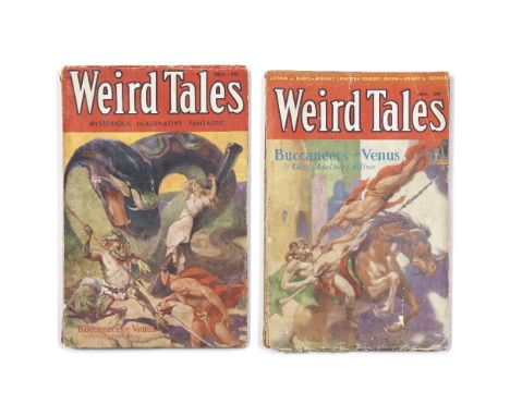 WEIRD TALES - ROBERT E. HOWARD/CONANWeird Tales, vol. 20, no.6, and vol. 21, no.1 [containing the Conan stories 'The Phoenix 