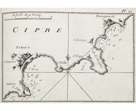 [ROUX (JOSEPH) Recueil des principaux plans des ports et rades de la Mer Méditerranée],  124 engraved maps of ports and harbo