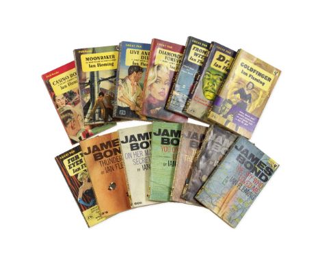FLEMING (IAN)Fine and complete set of the 14 Pan paperback editions of the James Bond novels, ALL FIRST PRINTINGS,  comprisin