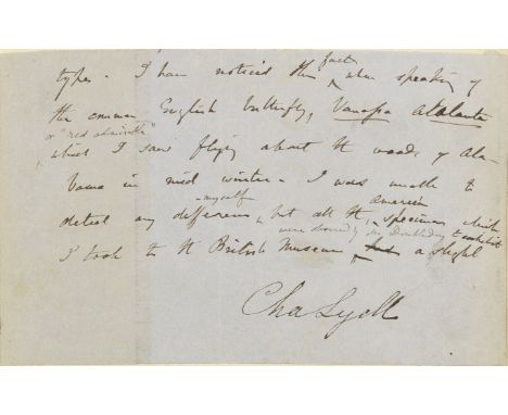 ALBUM – NINETEENTH CENTURYAlbum containing some 80 autograph letters and cut signatures, assembled by the Rev. Frederic Daust
