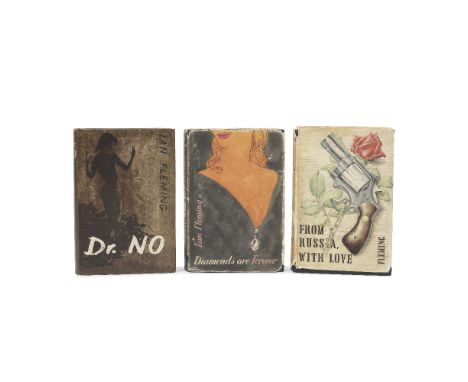 FLEMING (IAN)Dr. No,  publisher's black cloth with silhouette design and silver lettered spine, dust-jacket priced 13s. 6d., 