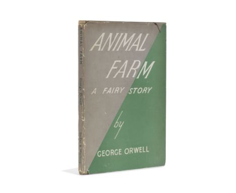 ORWELL (GEORGE)Animal Farm. A Fairy Story, FIRST EDITION, FIRST ISSUE (with 'May, 1945' on copyright page),  publisher's gree